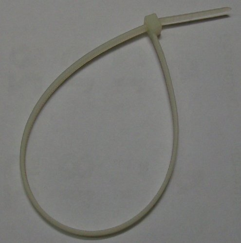 Haupa Kabelbinder 14 cm, 100 Stück, 142 x 3,2 x 1,1 mm, farblos, Natur, 262508