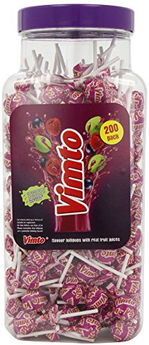 VIMTO Flavoured Lollies 200 Per Jar