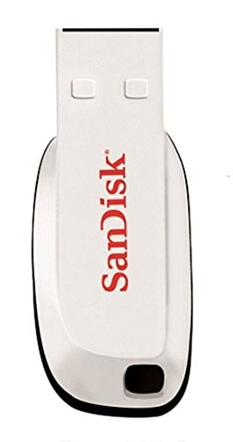 SanDisk Cruzer Blade Unità flash USB da 16 GB, Bianco