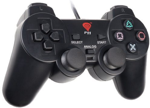Natec Genesis Wired P11 Manette de jeu 13 touches PS2 pour Sony Playstation 2