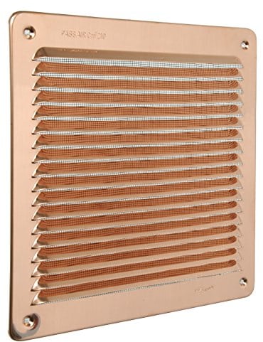 La Ventilazione LAR2323RA Griglia Quadra da Sovrapporre, Rame, 228x228 mm