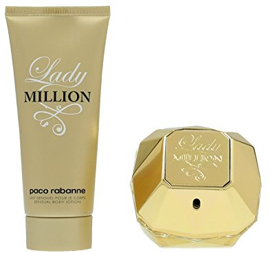 Paco Rabanne Lady Million Set femme/woman, Eau de Parfum Vaporisateur/Spray 80 ml, Bodylotion 100 ml, 1er Pack (1 x 180 ml)