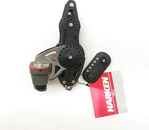 HARKEN - Poulie carbo violon avec taquet coinceur 40/57 mm - 57 mm