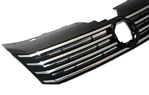 Kühlergrill Original VW Passat 3C B7 Frontgrill R-Line Chrom/Schwarz Hochglanz 3AA853651 OQE