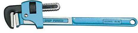 Draper 23725 Elora Adjustable Pipe Wrench, 450mm, 42cm x 10cm x 3cm, Blue