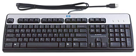 HP Teclado estándar USB (Fin)