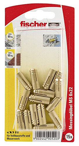 Fischer Messingdübel MS 6 x 22 K SB-Karte, 090520