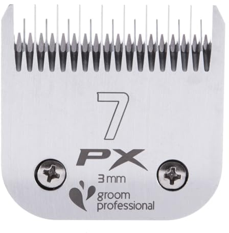 GROOM PROFESSIONAL Pro X Scherkopf für Hundepflege - Abnehmbare Scherkopf - Gehärteter Stahl - Hervorragende Verschleißfestigkeit und hervorragende Schnittleistung - Ersatzklinge - 7