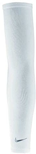 NIKE DRY UV SLEEVE WHITE/SILVER - S-M