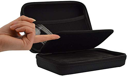 Rheme, custodia rigida universale, da circa 15,4 cm, per navigatori satellitari GPS Garmin e TomTom Garmin della serie Nüvi: Nüvi 65LM 67LM 68LM 65LMT 66LM 66LMT 2659LM 2699LMT-D, per dispositivi con display da 12,7 cm, 15,4 cm e anche da 16,5 cm, tra cui i prodotti dei marchi: TomTom, Garmin, Navman e Navigon, inclusa la serie Nüvi 60