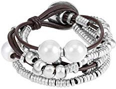 Uno de 50 Damen-Statement-Armbänder Versilbert PUL0578MTL