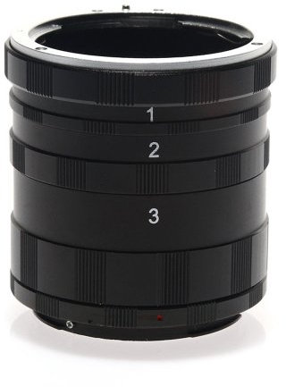 Set of 3 tubes-allonge Phottix Macro Lens Nikon Mount
