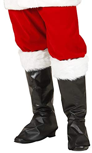 Santa Claus Boot Covers Accessory for Christmas Party Fancy Dress
