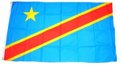 Flagge Fahne Kongo Kinshasa 60 x 90 cm FLAGGENMAE®