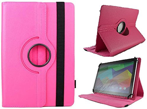 'Custodia girevole per Tablet Mediacom 10.1 – Rosa Fucsia