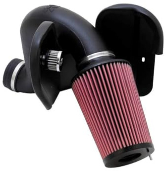 K&N Cold Air Intake System: High-Flow Air Filter, Increase Performance & Towing: Compatible with 2003-2008 Dodge/RAM: 1500, 2500, 3500, 57-1533