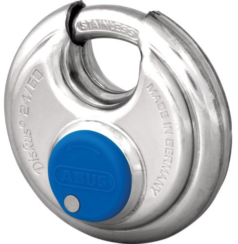 Abus 24IB/60 KA EE0113 - Candado Diskus arco acero inoxidable 60 mm llaves iguales