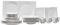 Maxwell & Williams RP00930 - Vajilla en Caja de Regalo, Porcelana, 30 Piezas, Color Blanco