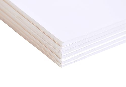 Clairefontaine 93617C Packung (mit 15 Schaumkartons, DIN A1, 59 x 84 cm, 3 mm, ideal für Modellieren und Dekorationsarbeiten, leicht und einfach zu bearbeiten, chlorfrei) 15er Pack weiß
