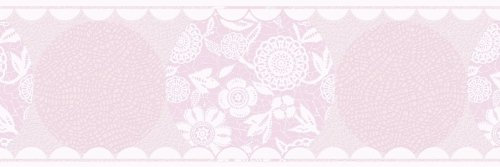 A.S. Création Brigitte home Borte Bordüre 1311-26 131126 rosa weiß floral