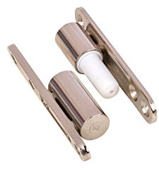 Gedotec Cerniere per restauro, acciaio, nichelate | Cerniera per porta in 1 pezzo con tecnologia a cuscinetti a strisciamento esente da manutenzione | Diametro: 15 mm | 1 Pezzo