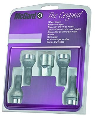 McGard 28028SU Bulloni Standard per Protezione ruota M12 x 1.50 Conico 24.1 mm Lunghezza SW17