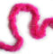 B703 Silber Trim Hot Pink Feder Girlande -1.87 M