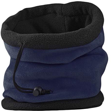 ROCKJOCK Unisex Mens Ladies Super Soft Neck Warmer Gaiter HAT for SKI, Hiking-Navy