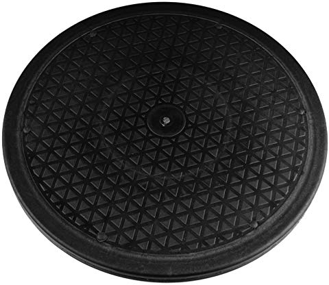 SAMYO Mehrzweck-Drehteller mit 360 A drehbarem Drehgelenk mit Stahlkugellagern für große Bildschirme, Fernseher, Computer-Monitor, Lazy Susan, 30,5 cm (12 Zoll) Rückseite