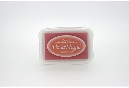 Tsukineko VG000074 Versamagic Chalk-Finish Ink Pad - Pink Grapefruit