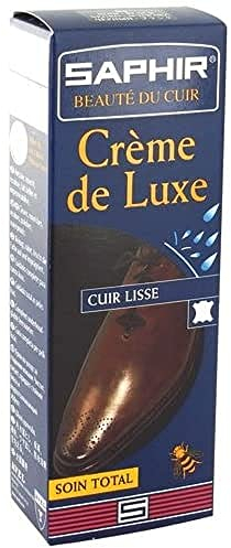 Saphir Crème de luxe avec applicateur pour chaussures - - Weiß - BLANC 21, 75