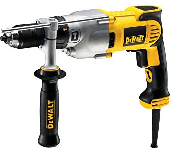 DeWalt DWD530KS-QS - Taladro percutor 1300W - Electrónico 2 velocidades 13mm portabrocas auto, embrague eléctrico y mecánico + maletín