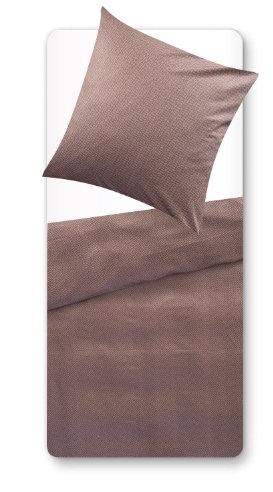 Joop! Bettwäsche Horizon Mako-Satin Altrosa-violett Größe 155x220 cm (80x80 cm)