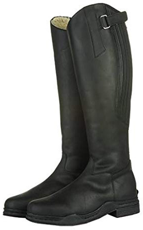 HKM Unisex ridestøvler -country Arctic- standardlængde/-hvid Reitstiefel, Schwarz, 42 EU