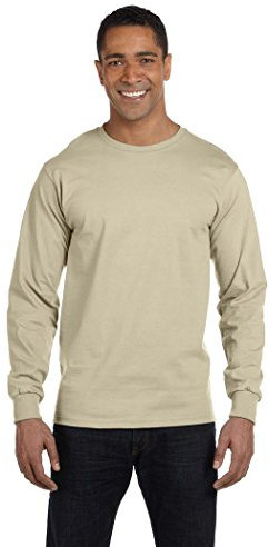 Hanes Adult Beefy-T Long-Sleeve T-Shirt
