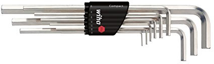 WIHA 01222 - Juego de llaves Allen en soporte Compact 352H9 Compact Ref. 352H9