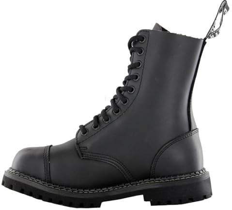 Grinders Stag CS Derby Boot Black Womens Boots Size 8 UK