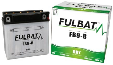 Batterie FULBAT YB9-B 12V 9Ah 130A Longueur: 135 x Largeur: 75 x Hauteur: 139 (mm)