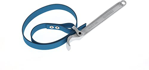 GEDORE Bandschlüssel, Bandbreite 25 mm, extra breit, Ø 200 mm (8), rutschfest, 285 mm lang, verchromt, 36 2-200