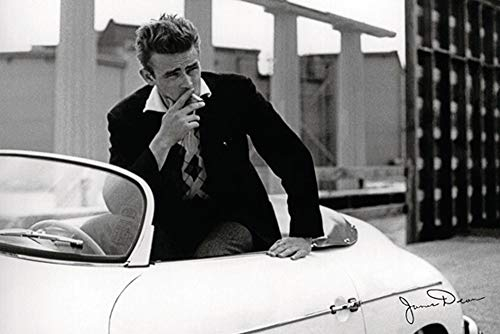 Close Up James Dean Poster (91,5cm x 61cm) + Geschenkverpackung. Verschenkfertig!