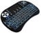 JUSTOP LED Backlit Mini Wireless Keyboard With Touchpad and Multimedia Keys for Android TV Box HTPC PS3 XBOX360 Smart Phone Tablet Mac Linux Windows OS