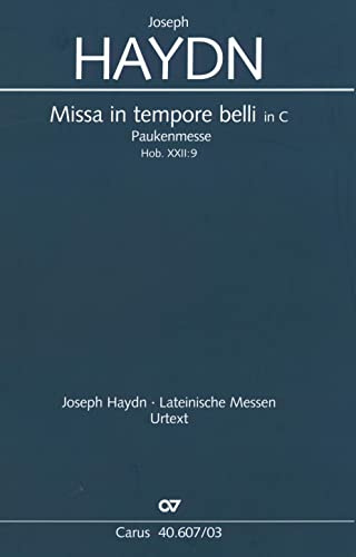 Missa in tempore belli (Klavierauszug): Paukenmesse Hob. XXII:9, 1796