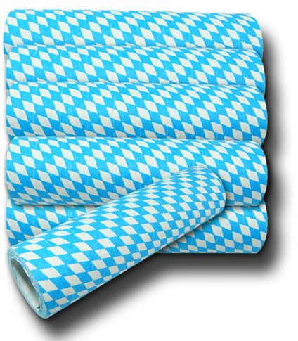 Luftschlangen Bayern-rauten 6er-Set - TOP Qualität, schwer entflammbar