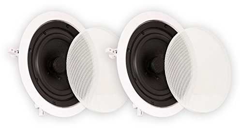 Theater Solutions TS65C in Ceiling 6.5 Speakers Surround Sound Home Theater Pair