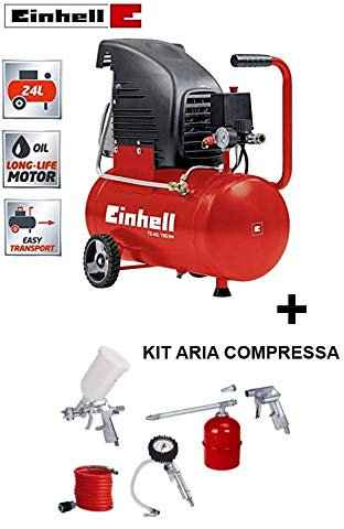 Einhell TC-AC 190/24 Compressore d'Aria a Olio, 24lt.