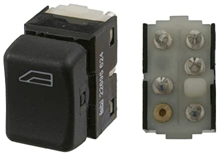 febi bilstein 22695 Kippschalter für Fensterheber, Beifahrerseite, 1 Stück