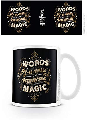 Pyramid International Harry Potter Ceramic Mug with Dumbledor Magic Words Graphic in Presentation Box - Official Merchandise