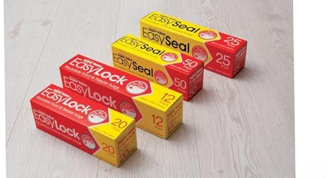 Large Easy Lock Food Freezer Bags Slide 27x28cm/10.6x11 24pk