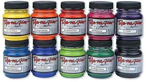 Jacquard JAC801S Dye-Na-Flow Flüssig-Acrylfarben-Set mit 8 Farben