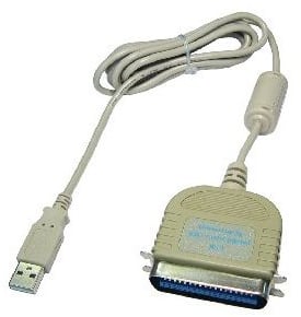 Cable-Core USB to Parallel IEEE 1284 Printer Cable 2m Length